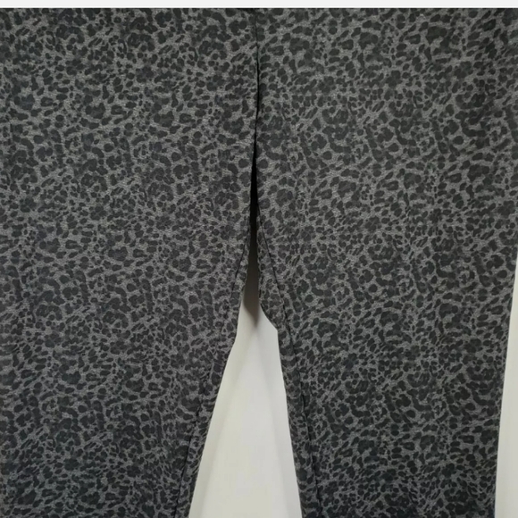 Vince Camuto Womens Black/Gray Leopard Casual Work Pants/Trousers Slim L… - Picture 4 of 10